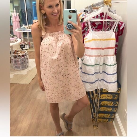 ✨💓 Romantic SUGARLIPS Pink Floral Shoulder Strap Dress 🌸✨ - Picture 8 of 13